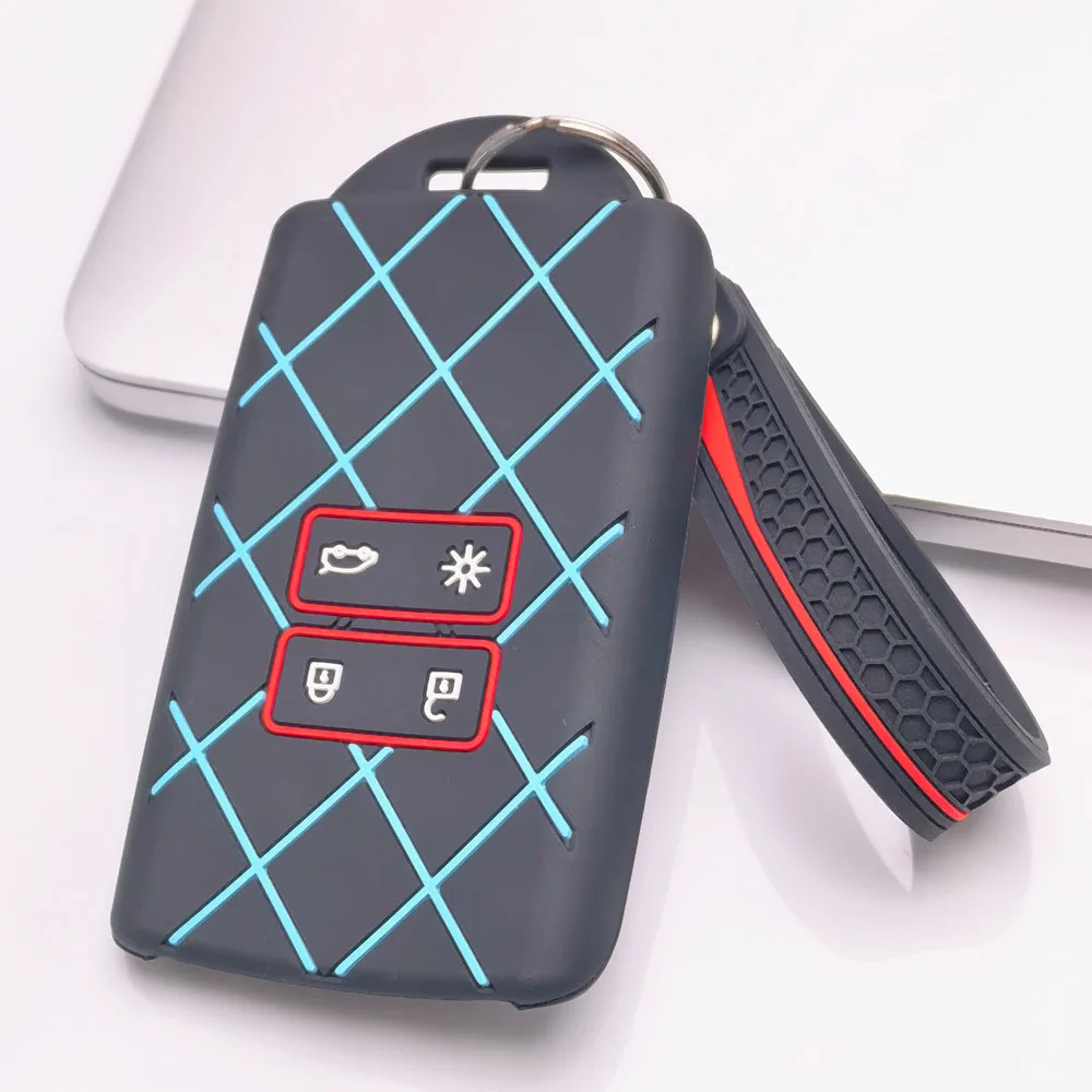 Key Cover for Renault Arkana Captur Koleos Kajar Megane Clio Symbol Talisman Anti-Scratch Shockproof Soft Grip Button Friendly