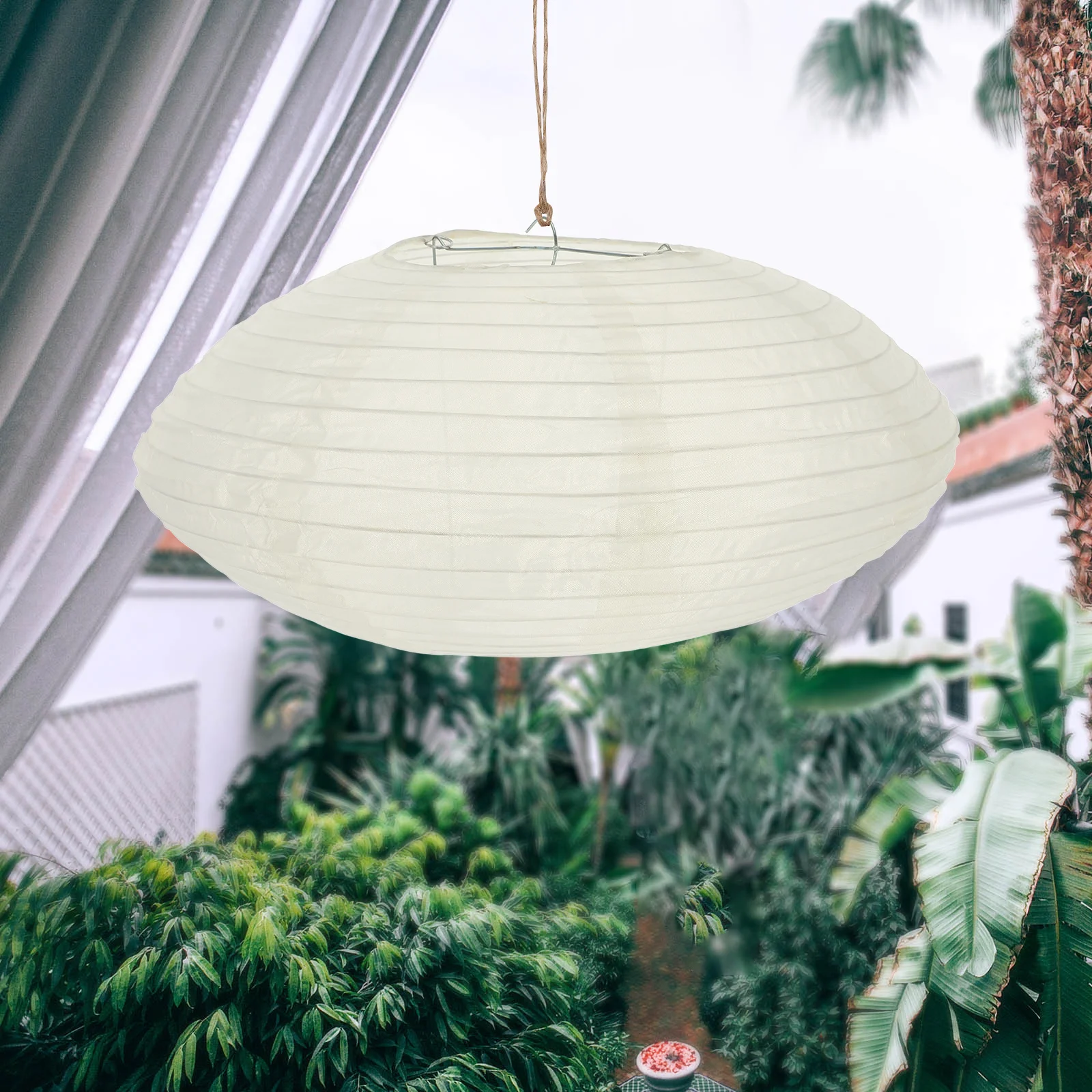 

Waterproof Cloth Lantern for Outdoor Indoor Hanging Pendant Lamp Shade Decorative Light Cover Festival Wedding Party Garden