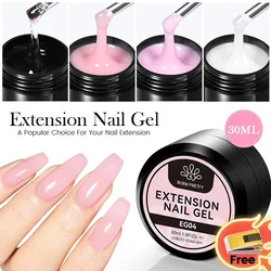 BORN PRETTY 30ml Hard UV Gel Jelly Extension Nail Gel for Extended Nail Tips  Color Fiber UV Construction Gel