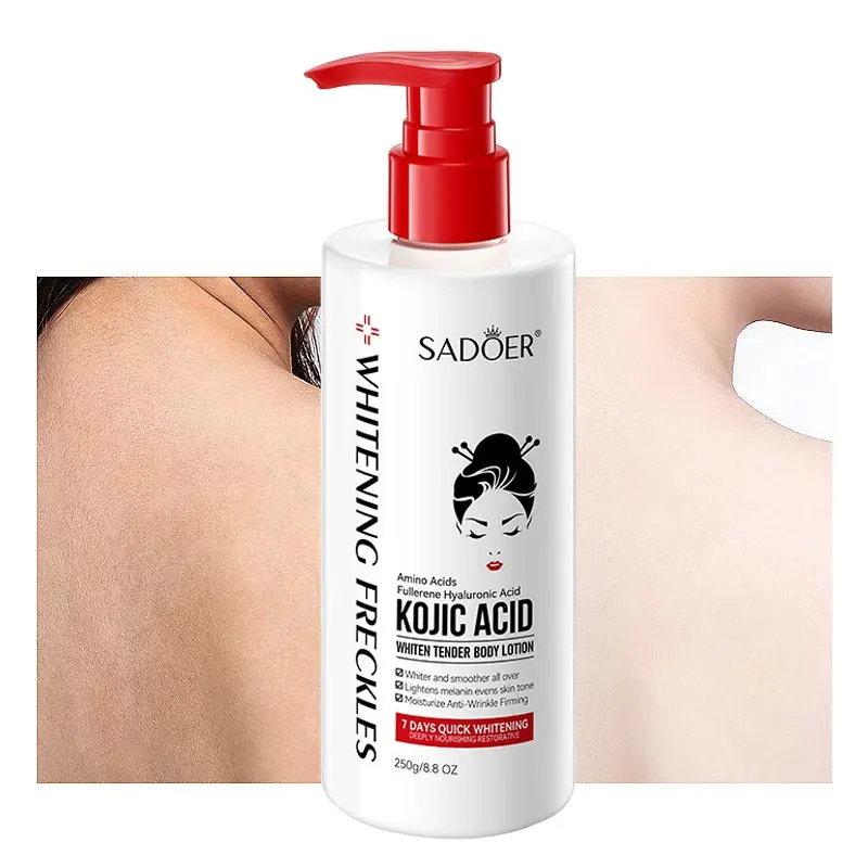 

250g Body Lotion Kojic Acid Moisturizing Improve Skin Cream Remove Melanin Refreshing Body Lotion