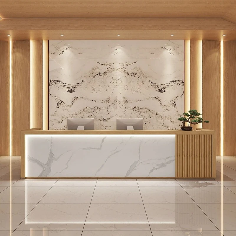 

Стойки регистрации Магазин красоты Роскошный бар Стойки для руководителей Мебель для компании