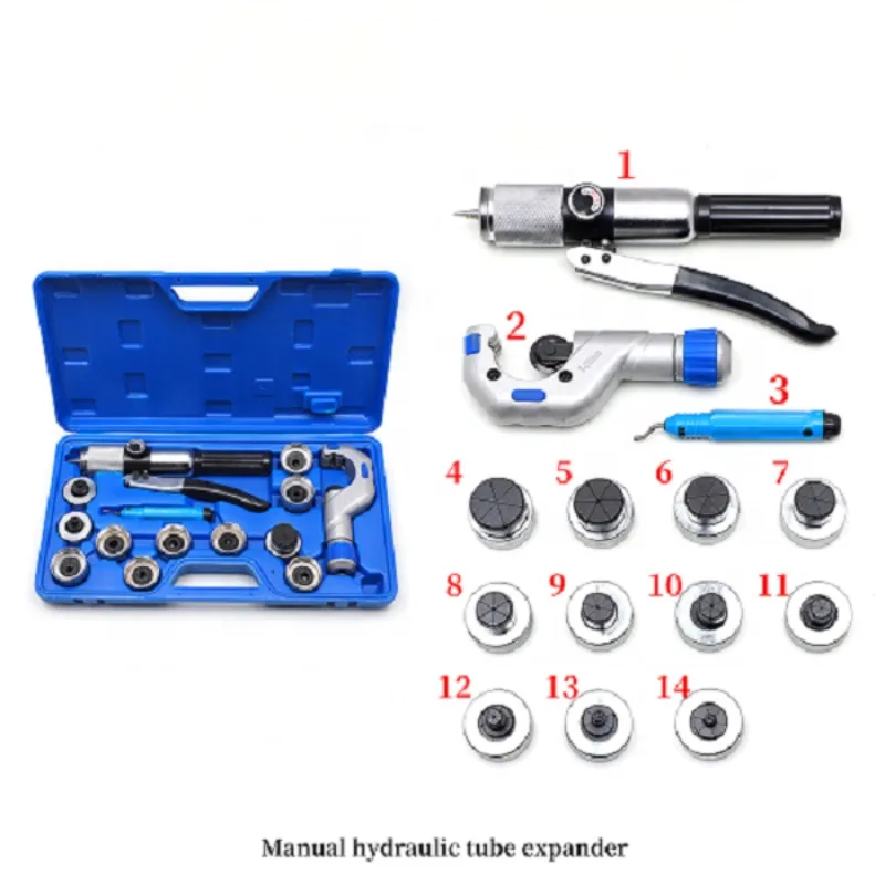 Manual hydraulic pipe expander