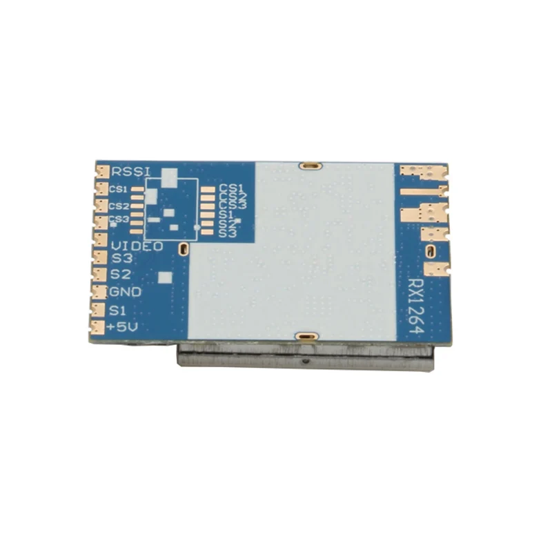 1PCS 1080-2200MHz Wireless FPV Video Receiver RX1264 1.2-2.2GHz 8CH VRX Receiving Module 22mv/dBm 45mv/dBm RSSI Slope for Drone