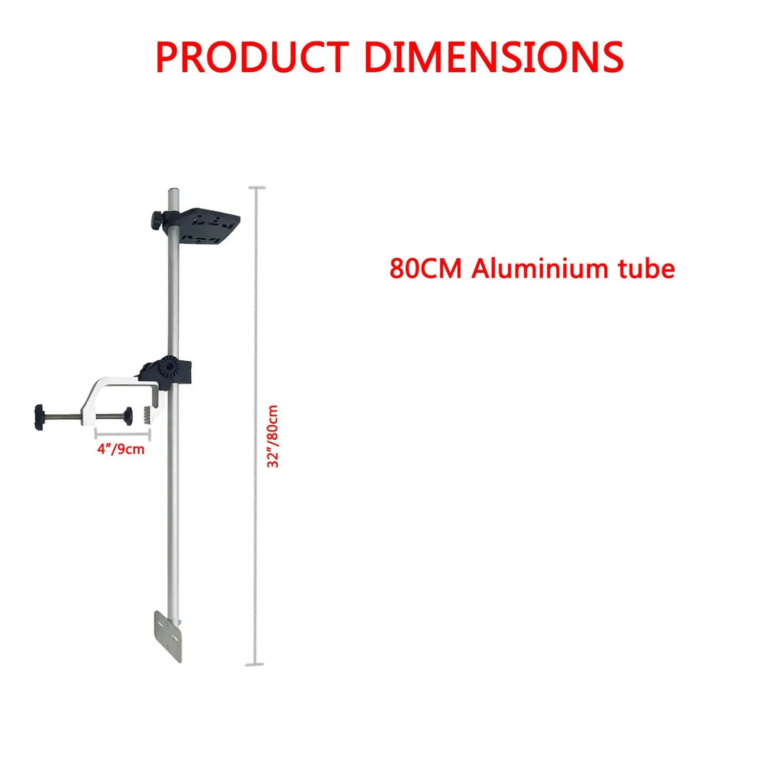 kayak-fish-finder-mount-high-performance-attachment-replacement-professional-height-adjustable-gifts-accessories-aluminum-alloy