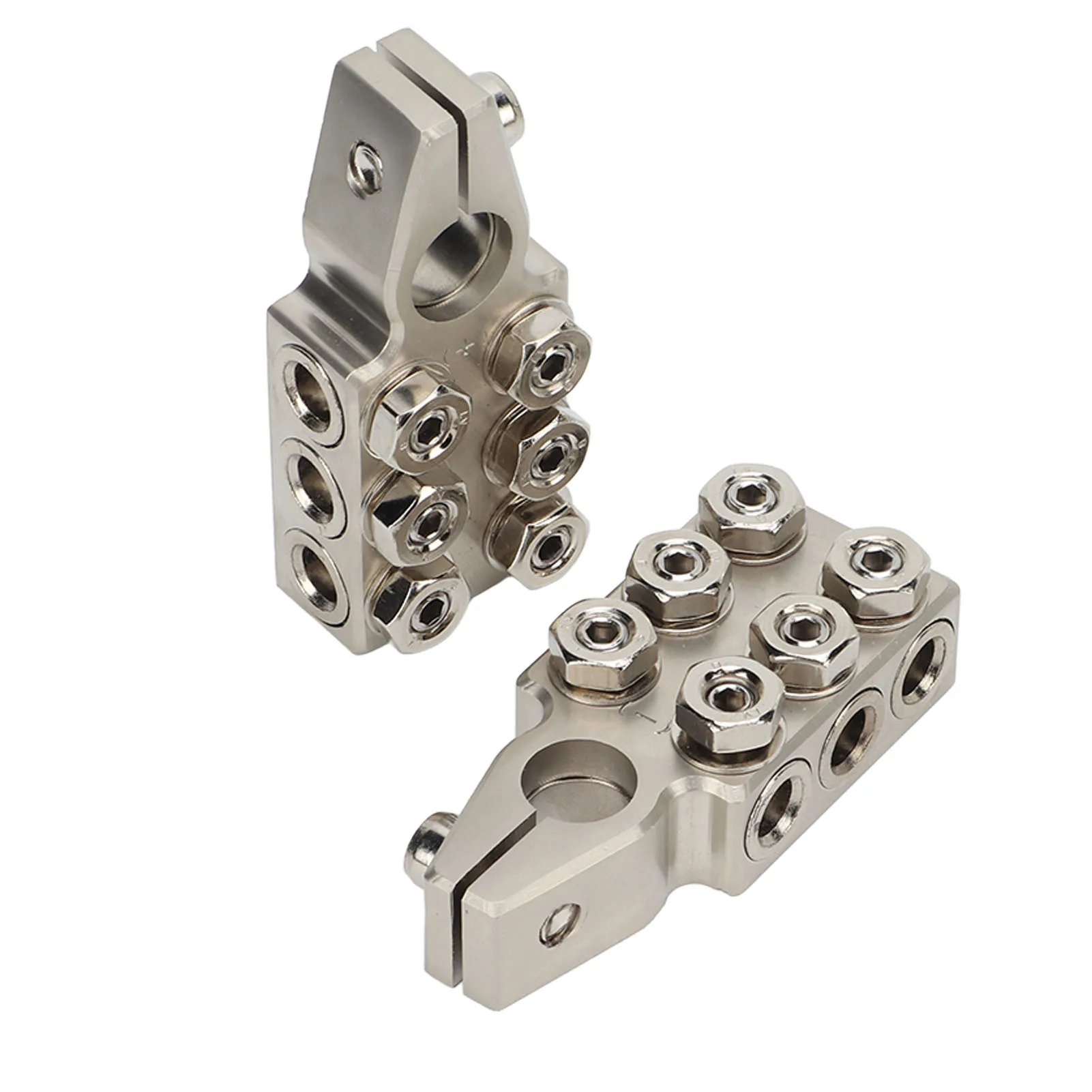 

Клеммы для кислотных аккумуляторов, положительные и отрицательные, прочные, высокоточные, усиленные, 1 пара для автомобиля