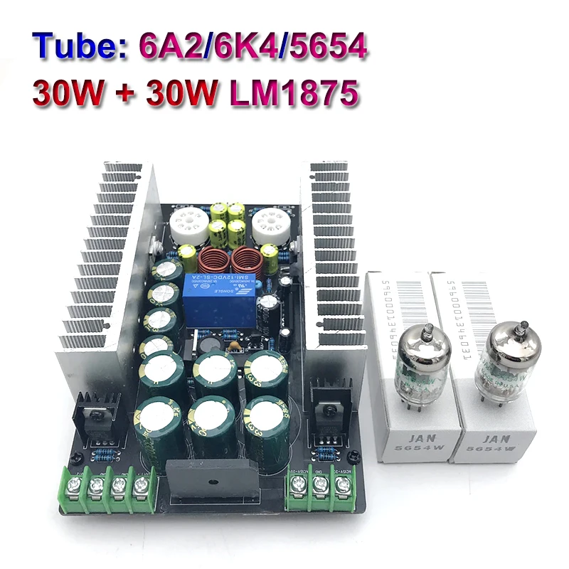 Amplificatore a Valvole LM1875 6A2 6K4 5654 30W +30W: Recensione Tecnica e Pratica per Audio Hi-Fi a Casa