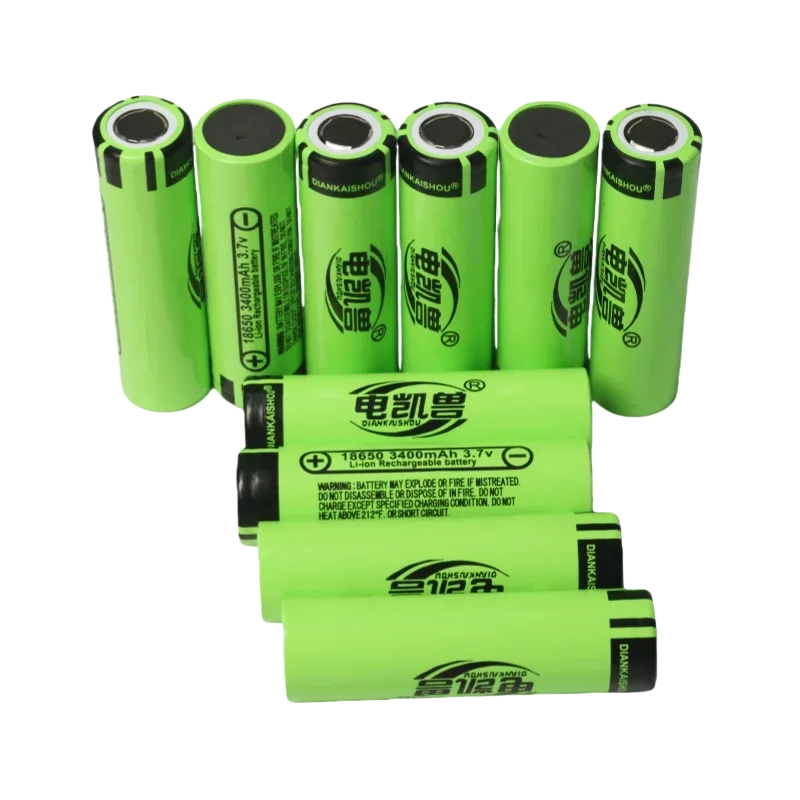 18650 3400mAh 4-400pcs جديد DIANKAISHOU بطارية قابلة للشحن 3.7 فولت 3C تفريغ بطاريات عالية الطاقة للأجهزة عالية الطاقة #2
