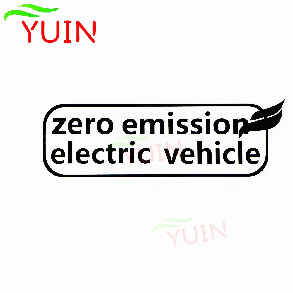 Car Sticker Zero Emission Electric Vehicle Cars Decal Fashionable Body Decoration PVC Waterproof Sunscreen Stickers