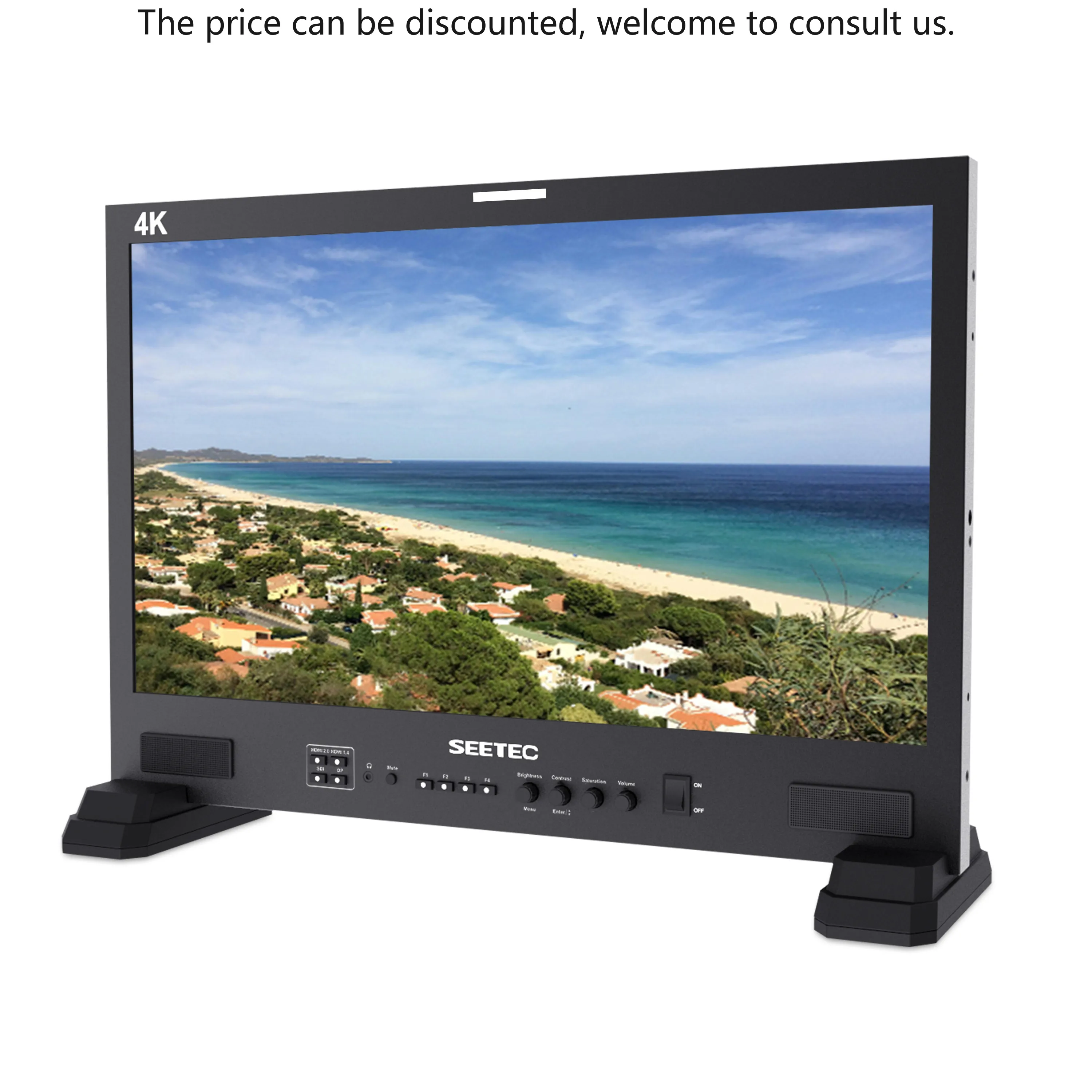 

SEETEC LUT215 21.5" HDMI2.0+3G-SDI Monitor | RS485 Control | OEM Factory Direct Custom Boot Screen