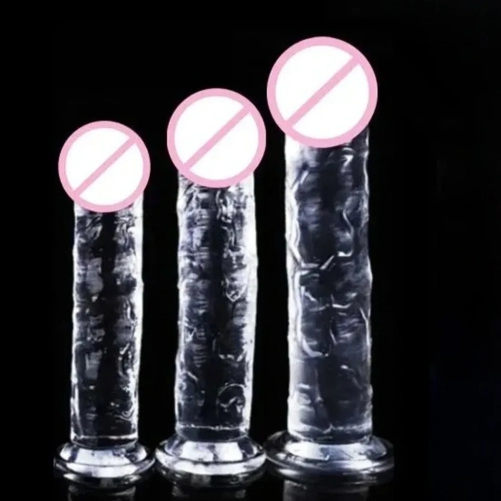 Realistic Soft Dildo for Women  Strong Suction Cup Base, Lesbian Female Intimate Masturbator Adult Sex Toy