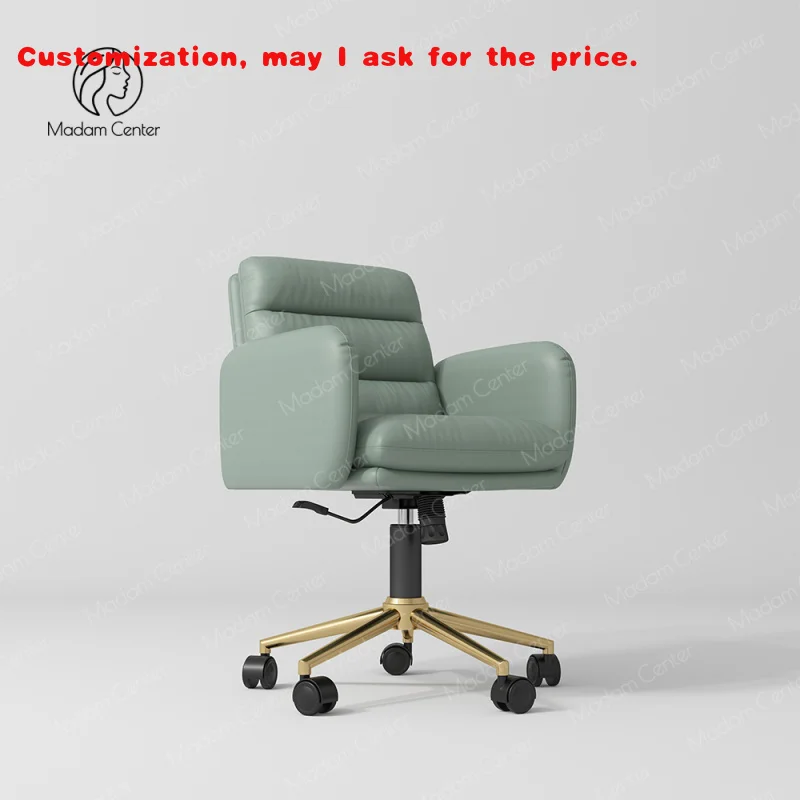 

На заказ.Madamcenter Современное кожаное кресло для ногтей Мебель для салона Двойное гидравлическое кресло Маникюра и маникюра