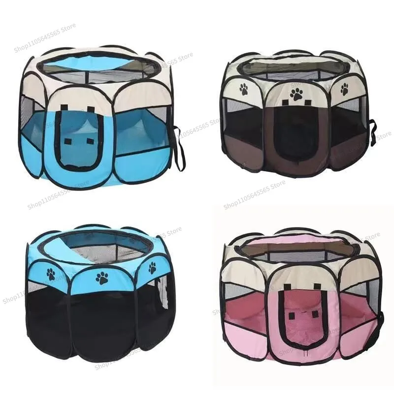 Octagonal Fence Pet Tent Oxford Cloth Durable and Foldable