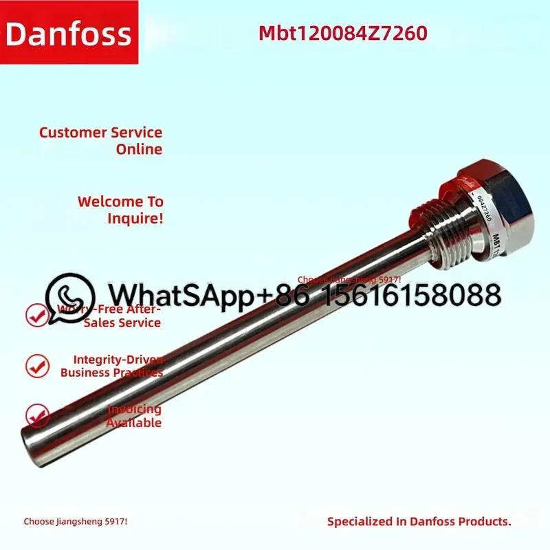 Danfoss MBT120 Temperature Sensor Protective Sleeve 084Z7259 084Z6050 084Z6051 084Z6054 084Z8056