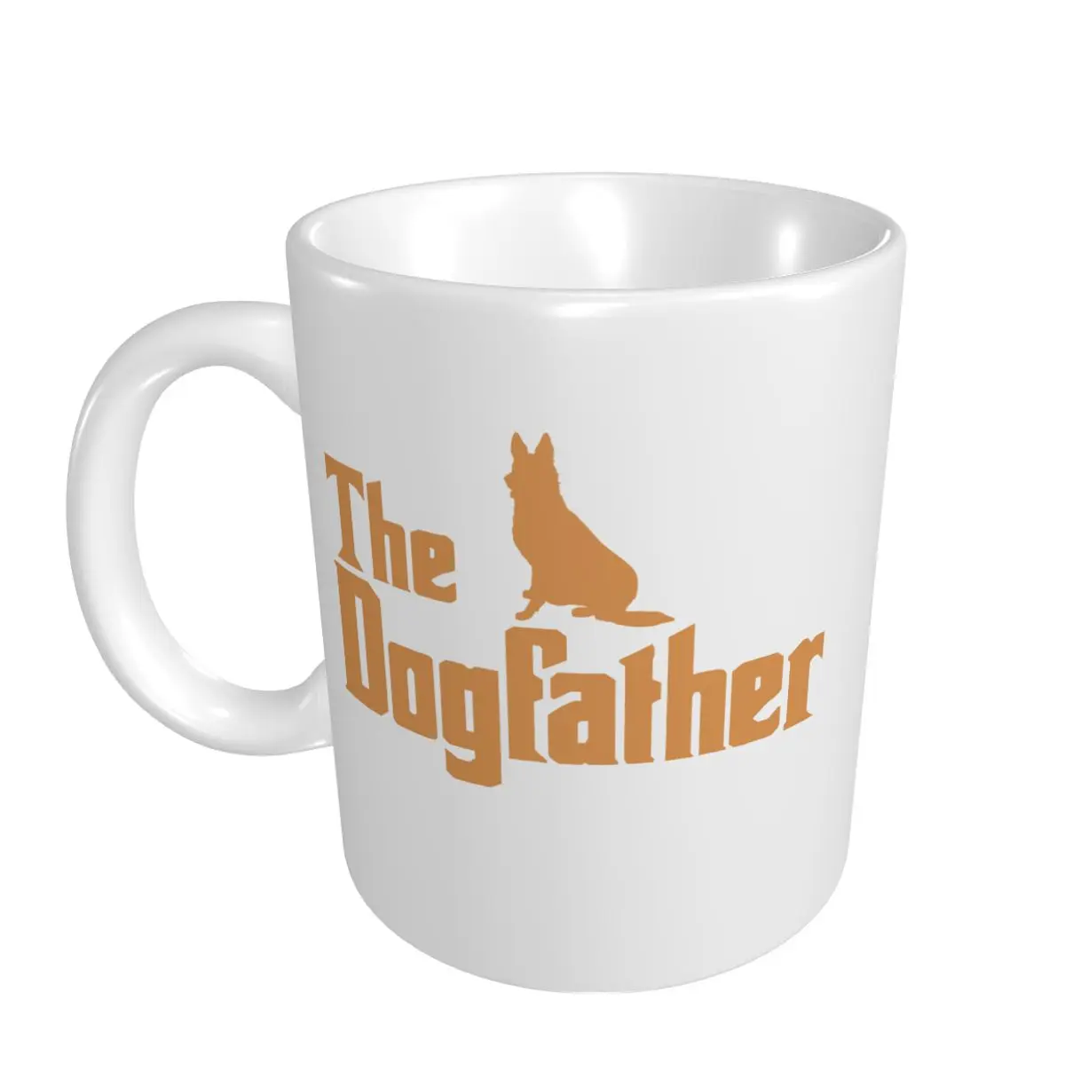 Mark Cup Mug German Shepherd Dogs DAD Dogfather Coffee Mugs Tea Milk Water Cup Travel Mugs For Office Home