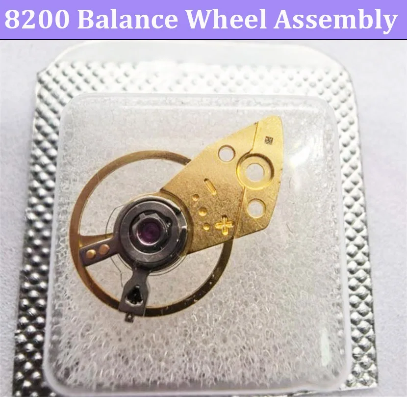 

For Original 8200 Movement Full Swing (including hairspring) 8215 8205 Brand New Balance Wheel Assembly Watch Accessories