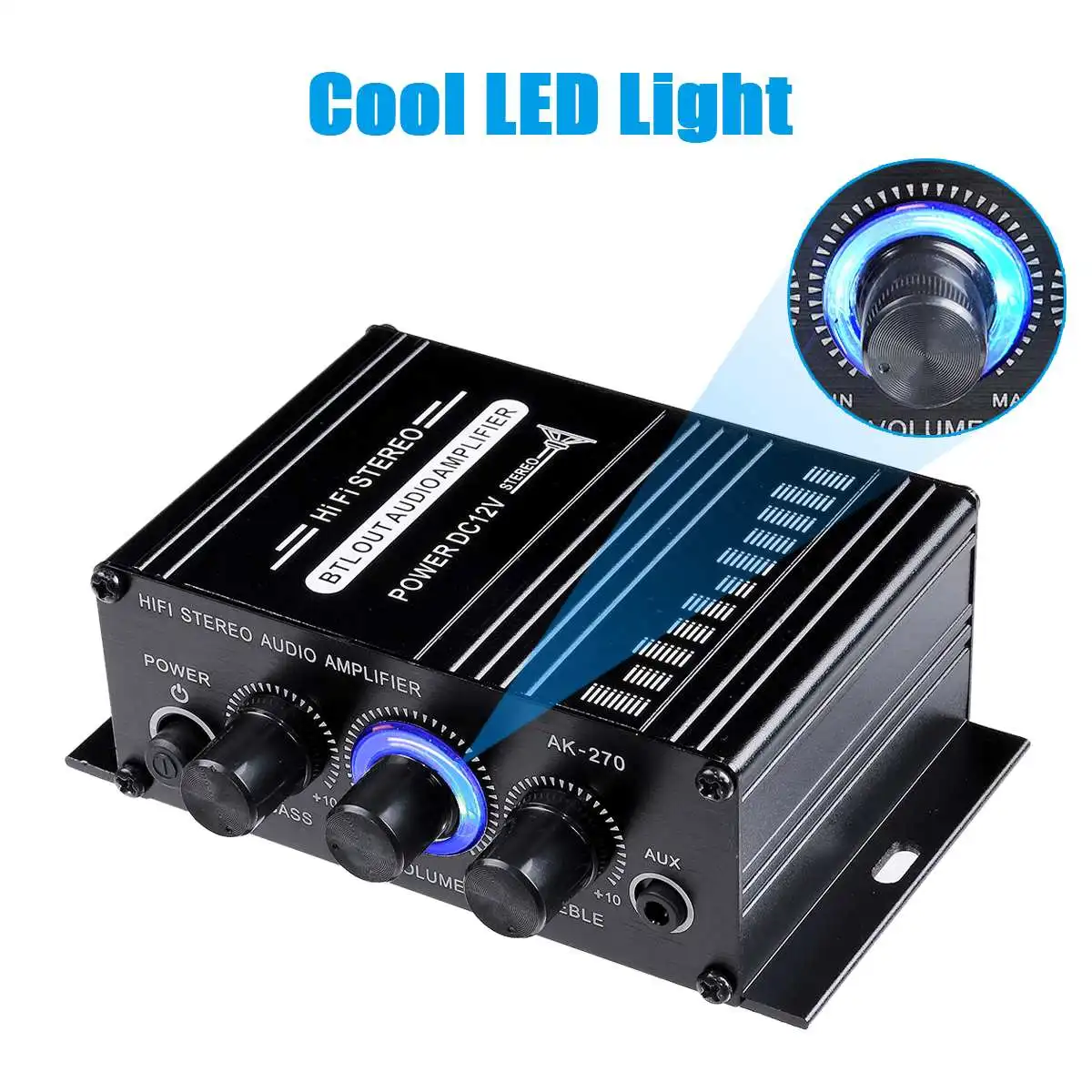 DollaTek kinter ma150 12v mini 2ch hifi stereo auto power versterker mp3 audio speaker met usb
