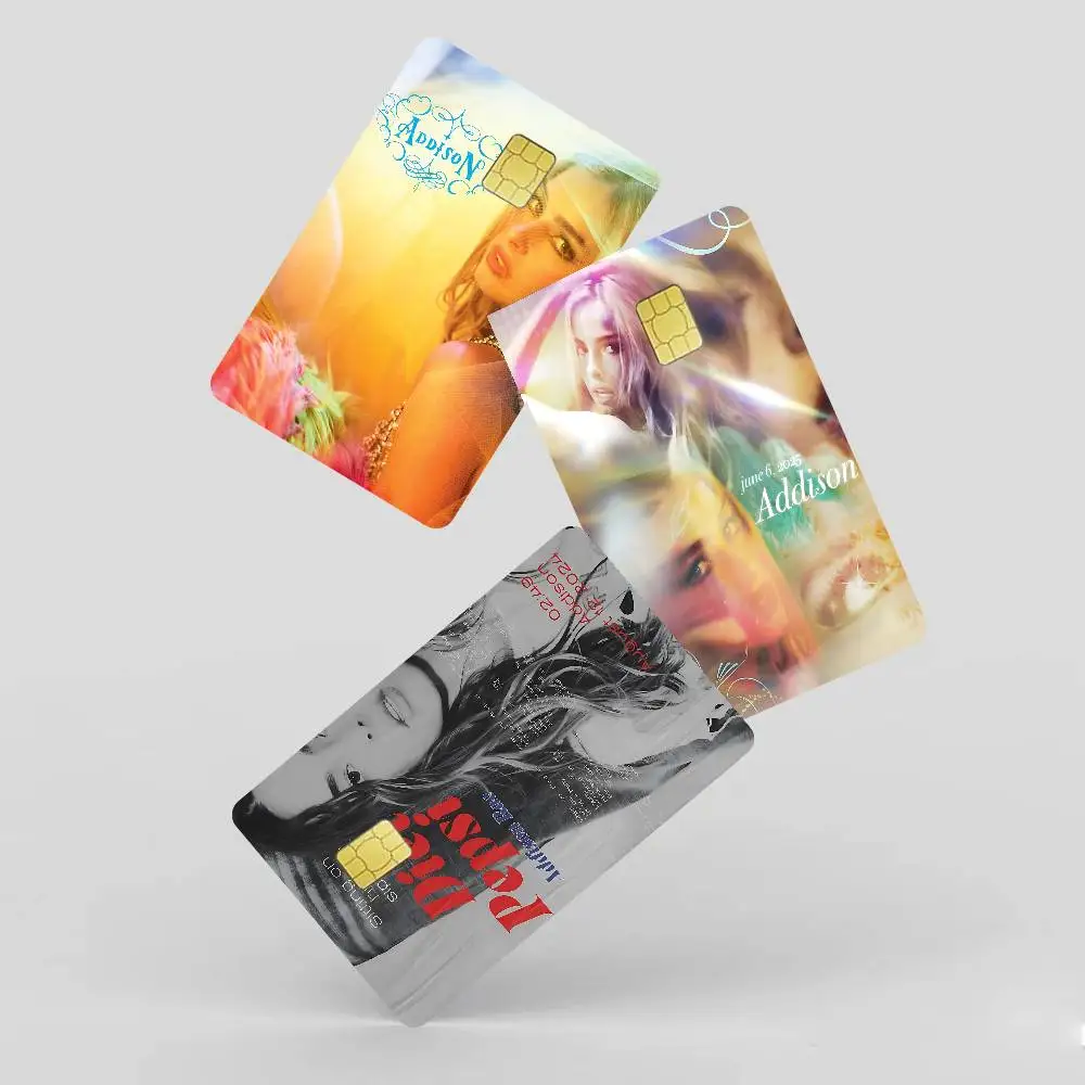 العصرية البوب المغني أديسون راي 'Diet Pepsi' جديد ألبوم Muisc أنيمي ملصق فيلم غطاء الجلد لبطاقة الائتمان بطاقة الخصم البنك الجبهة #3