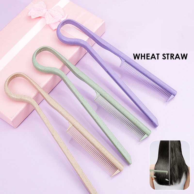 V Type Salon Women Hair Straighten Comb Styling Hairdressing Smooth Tool Hold Tongs Brush Styling Tool Accessories