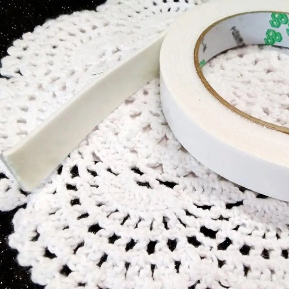 4Pcs 300x3cm Double Sided Sponge Tape High Adhesion Retention Heat Resistant Absorbing Tape for Auto Number Plates Doors