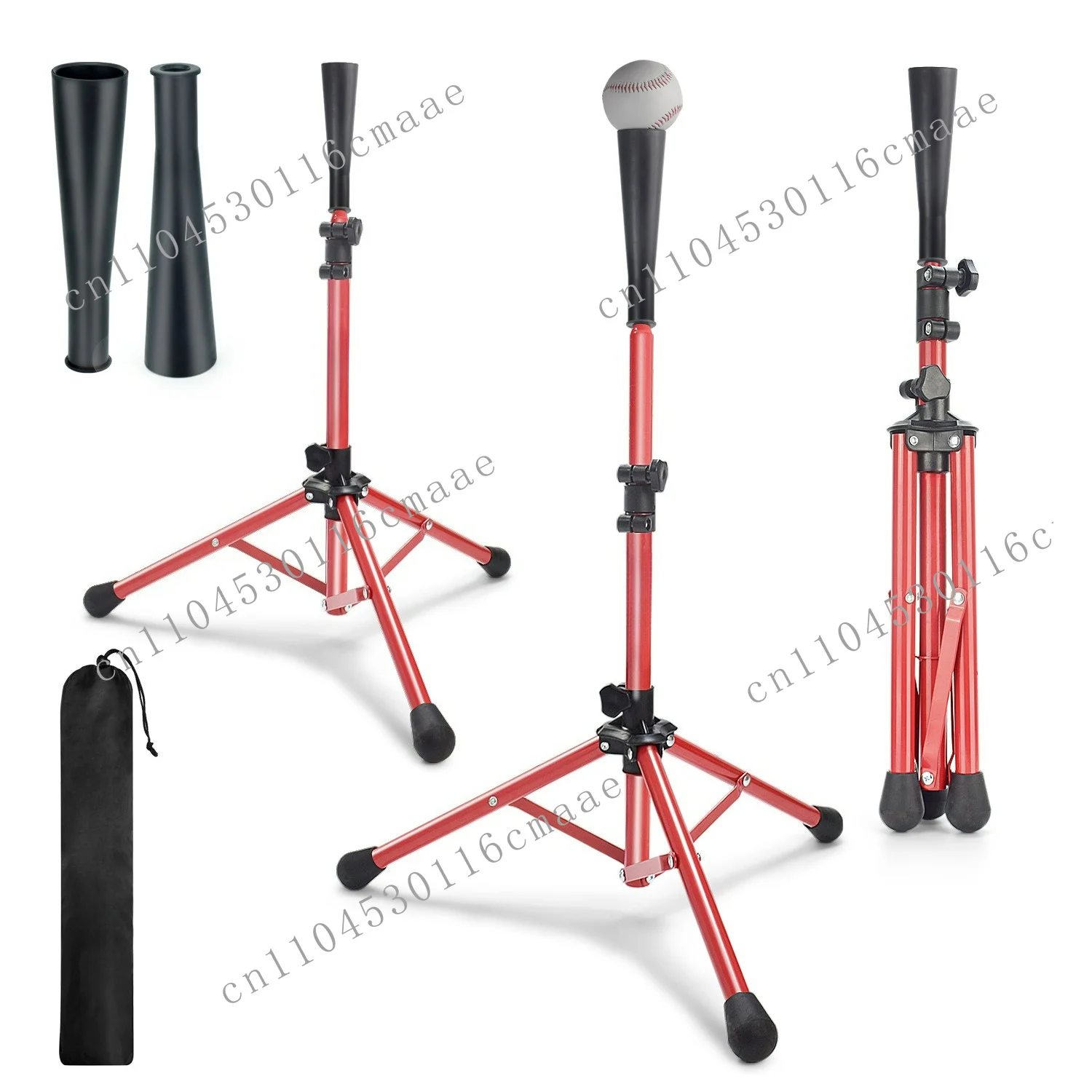 Adjustable Tall Baseball Softball Strike Trainer Baseball Practice T-Seat Softball Strike T-Rack Portable and Movable
