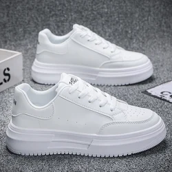 Men's Casual Sneaker White Sport Platform Simple And Stylish Men Vulcanized Shoes Lightweight Trendy All-match High Quality Shoe