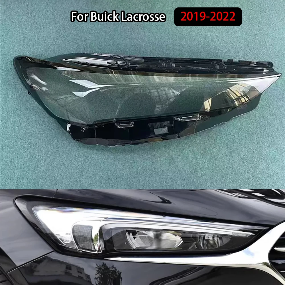 

For Buick Lacrosse 2019-2022 Headlamp Cover Transparent Lamp Shade Shell Lens Plexiglass Replace Original Lampshade