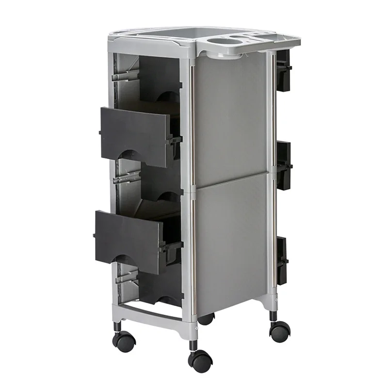 Hair Trolley Aesthetic Furniture Tattoo Cart Lash Pedicure Beauty Esthetician Auxiliary Car With Wheels Organizer Spa