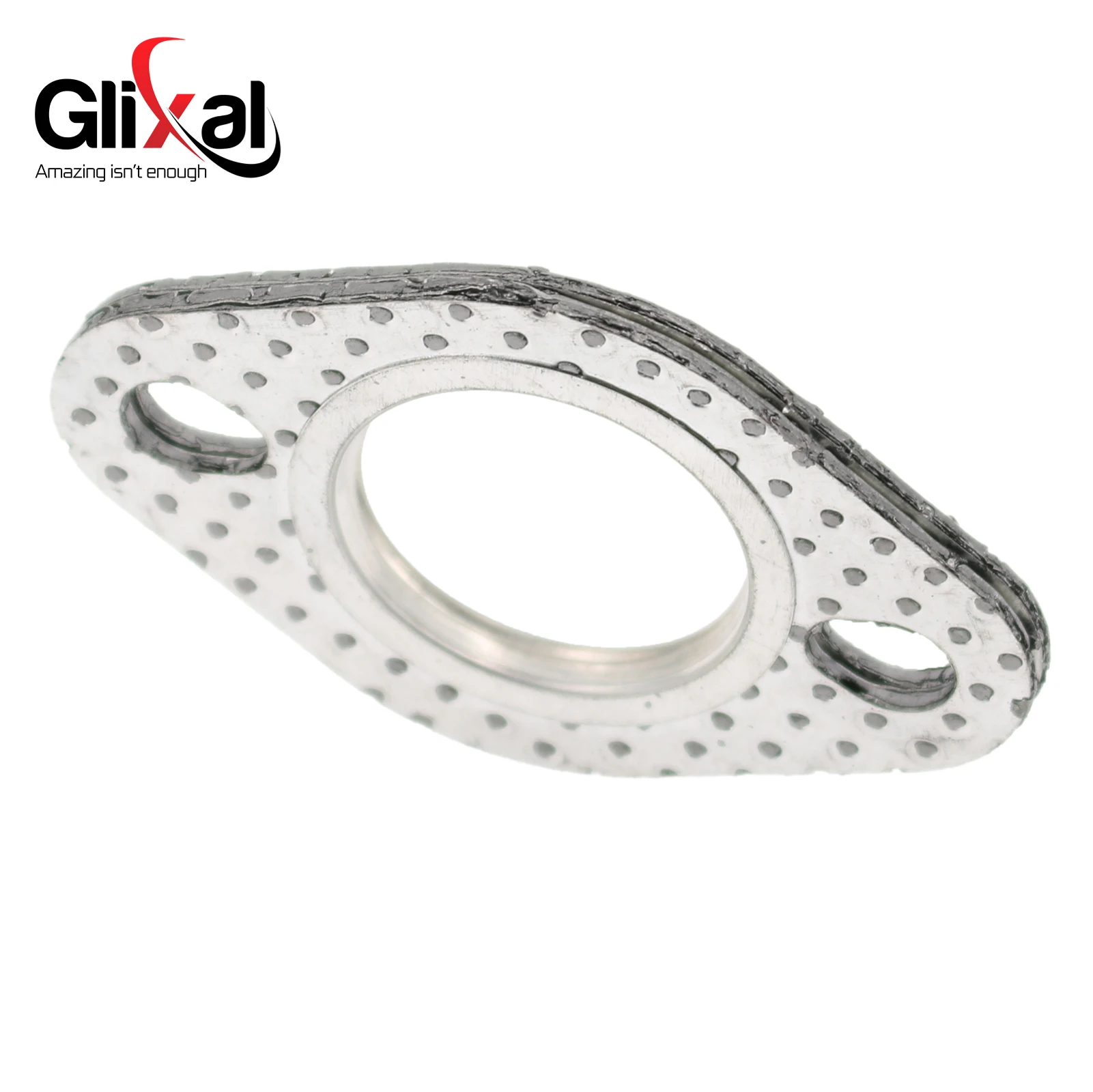 Glixal GY6 50cc 150cc Premium Exhaust Gakset Set, Intake & Exhaust Studs, Exhaust Nuts Cap for 139QMB 152QMI 157QMJ Engine