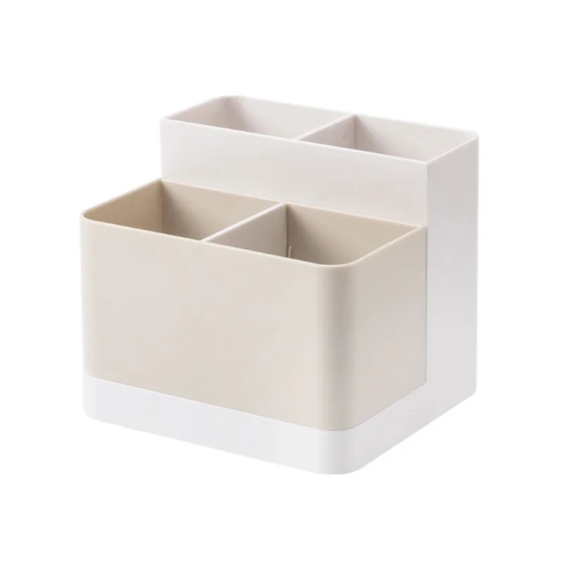 1pc Multi-purpose Cosmetic Storage Box Desktop Stationery Finishing Box Grid Storage Box Office Supplies Organizers for Desk image 2