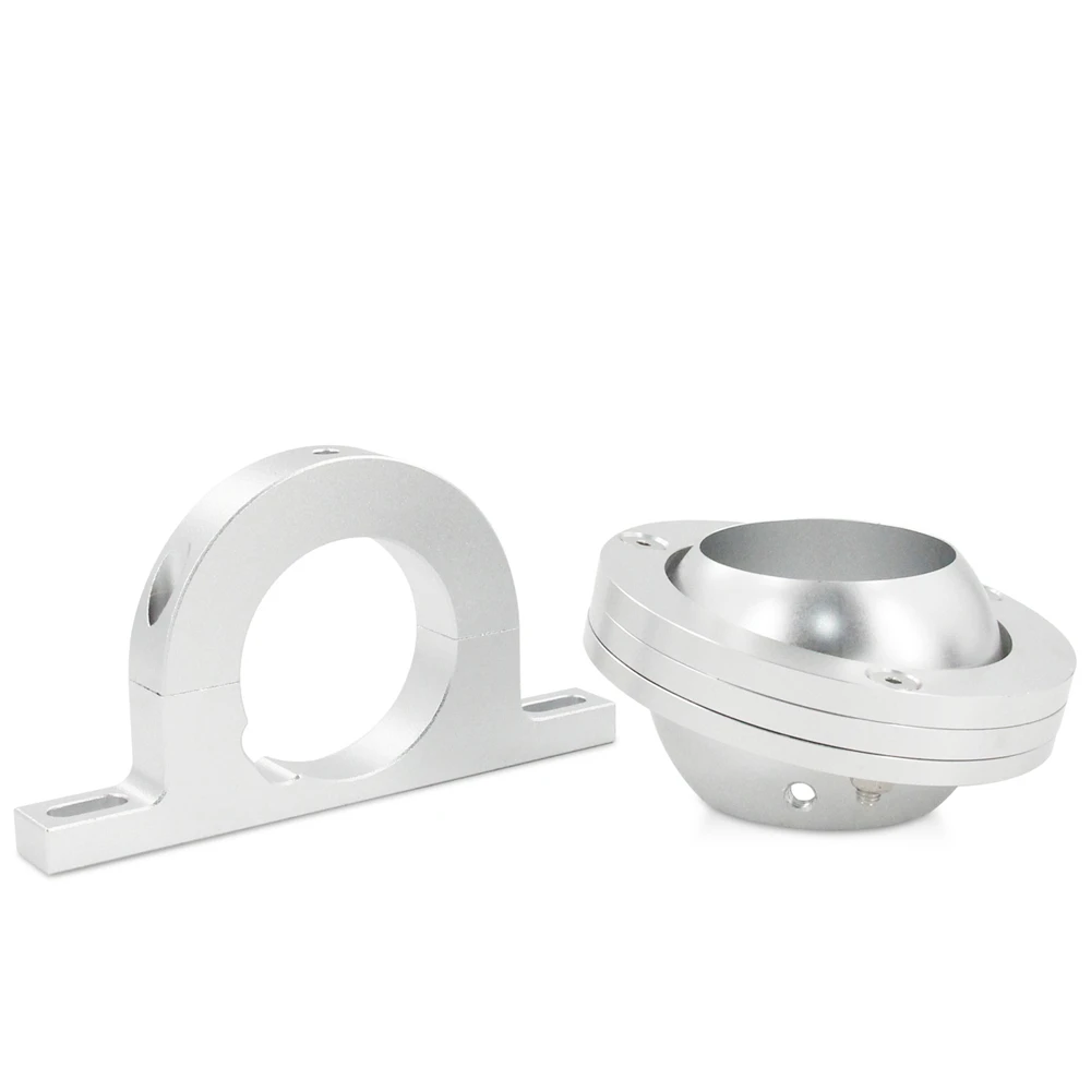 

2" Swivel Base Floor Mount & 2" Column Polished Aluminum keyed Compatible with Vehicles with 2" Diameter Steering Columns