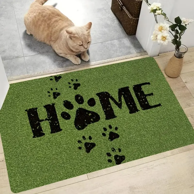 Simple Mat Welcome Entrance Door Floor Decor Washable Carpet Non-slip Easy To Clean Area Wrinkle-Resistant Rug Suitable for Home