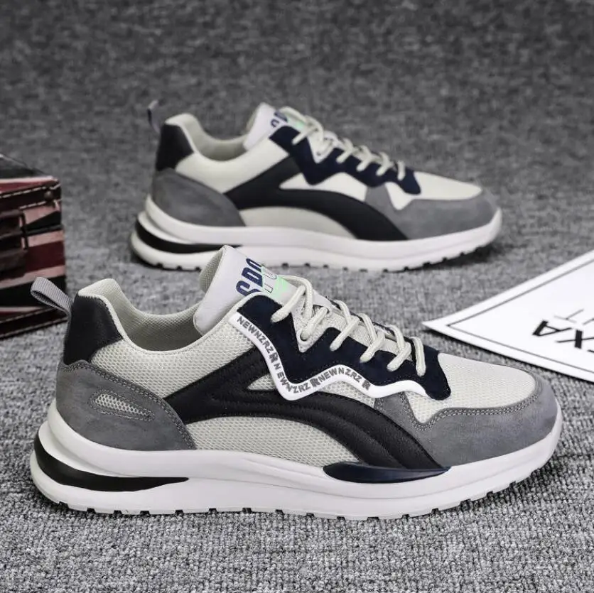 Leichte Laufschuhe für Herren, Designer-Sneaker aus Mesh, lässig, zum Schnüren, Outdoor-Sportschuhe, Tennisschuhe_voghion.com