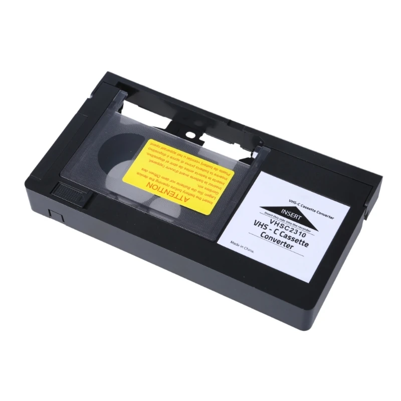 R91A Convert Your Memories VHS C SVHS Tape Adapter, VHS C to VHS Cassette Adapter Effortless Video Transfer to Digital Output