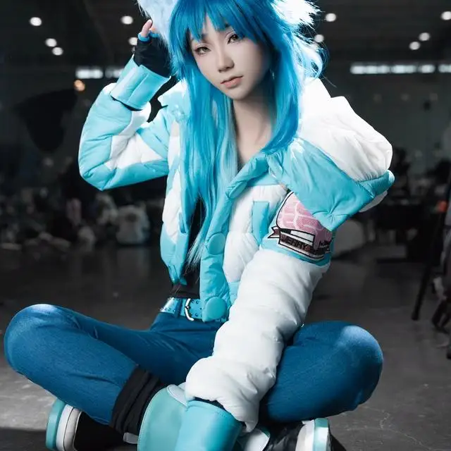 DMMD Dramatic Murder Le Matsuda Outerwear Cosplay Vest Loose Fit Long Sve ort Length Zipper Closure Cartoon Anime