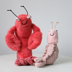 New Larry Lobster Plush Toys Soft Animals Crab Stuffed Baby Dolls Cute Plush Pippi Shrimp Toys For Baby Kids Children Funny Gift