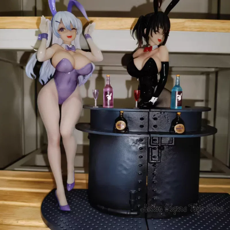 

Brand New Cute Beauty 28cm Anime Cartoon Figure Girl Asanagi Rin Xiya Black Socks Action Statute Model Desktop Orna Ornaments