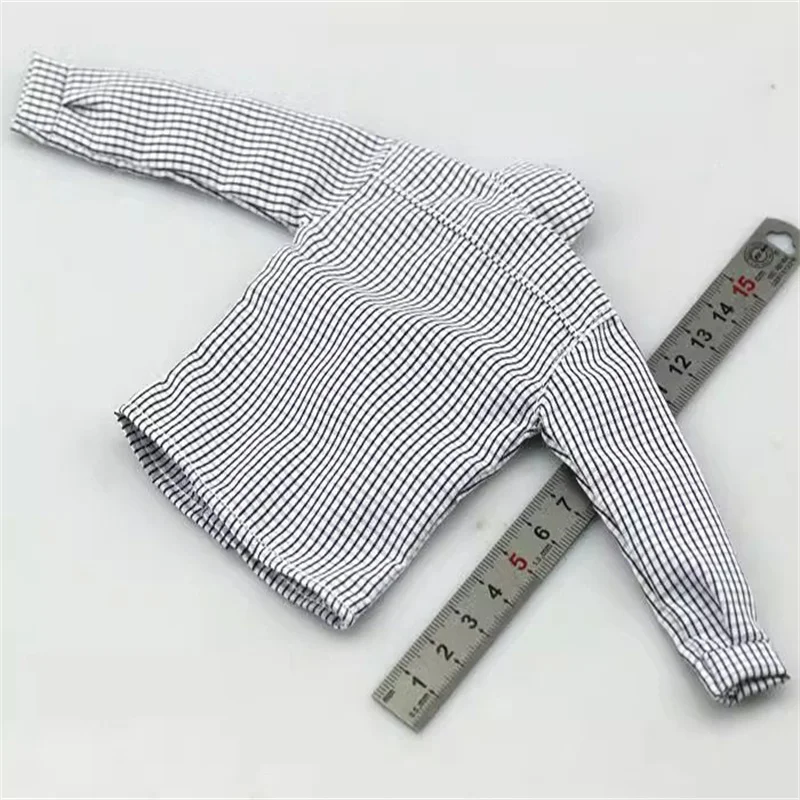 Fanatic 1/6 Skala Männliche Soldat Kleidung Trend Kleine Plaid Licht Farbige Hemd Modell Für 12'' Action Figur Körper Auf Lager