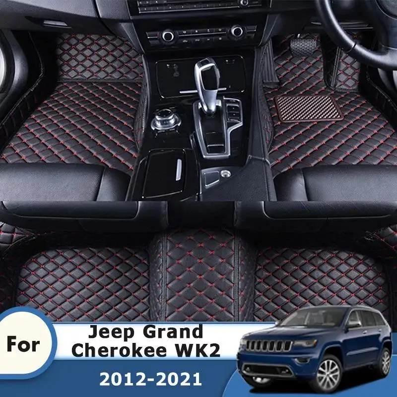 

Коврик для пола автомобиля RHD для Jeep Grand Cherokee WK2 2012-2021, аксессуары для интерьера автомобиля