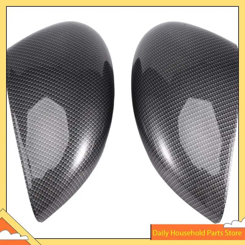 【تخفيضات كبيرة】غطاء مرآة الجناح الجانبي من ألياف الكربون أغطية مرايا الرؤية الخلفية لسيارة Ford Fiesta Mk7 2008 2009 2010 2011 2012 2013-2