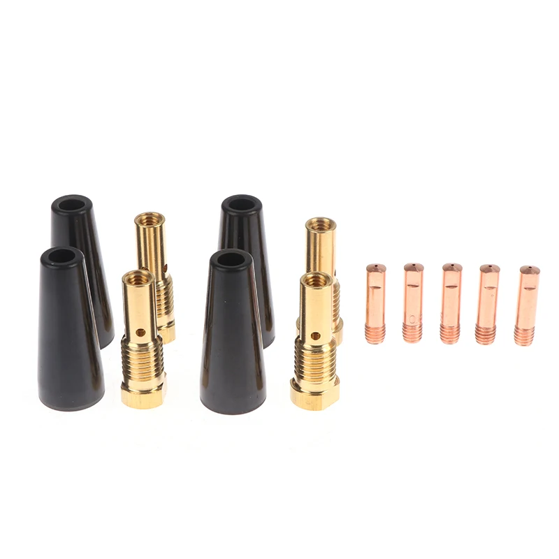 7Pcs/set Gasless Nozzle Tips For Century FC90 Flux-Cored Wire Feed K3493-1 035 0.8/0.9/1/1.2mm MIG Welder Welding Torch