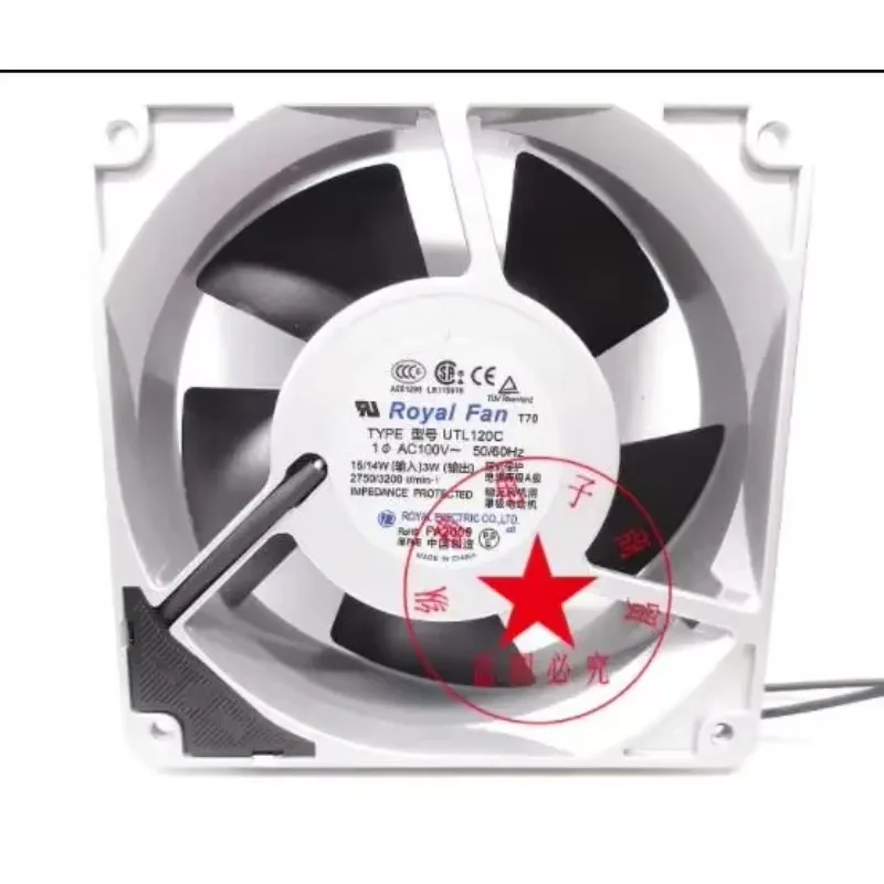 

Вентилятор охлаждения сервера ROYAL UTL120C AC 100V 15/14W 120x120x38мм