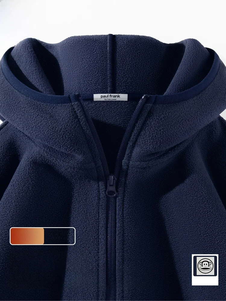 

Мужская утепленная флисовая куртка на молнии для осени и зимы, мужская верхняя одежда, теплая, из полиэфирного волокна, с длинными рукавами