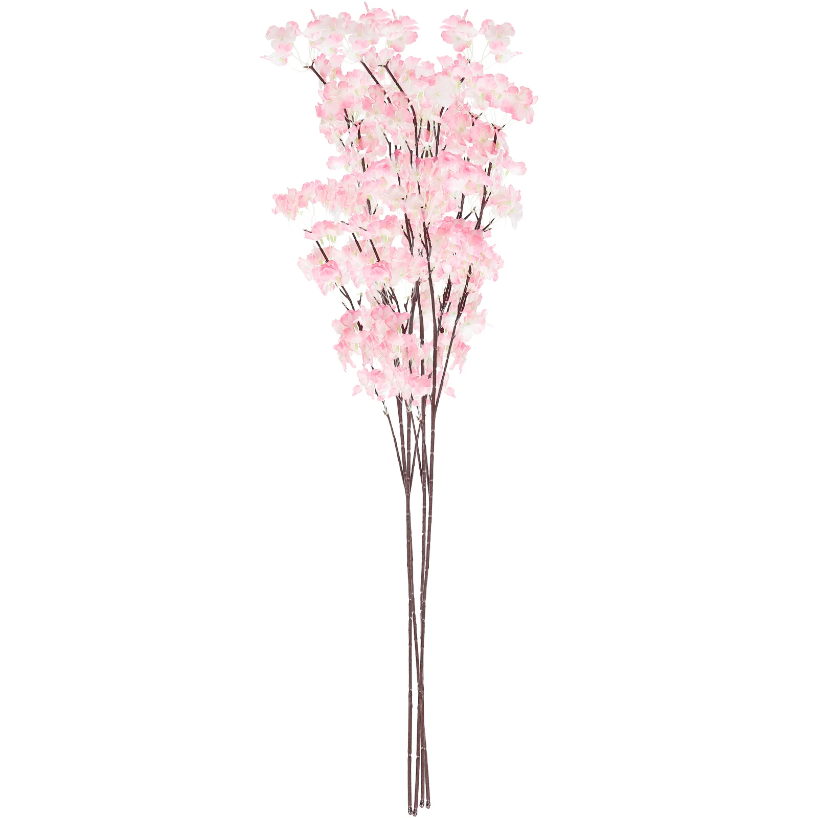 

4 Pcs Artificial Flower Faux Floral Arrangements Elegant Fake Flowers Hydrangea Lifelike Cherry Blossom Simulation Simulated