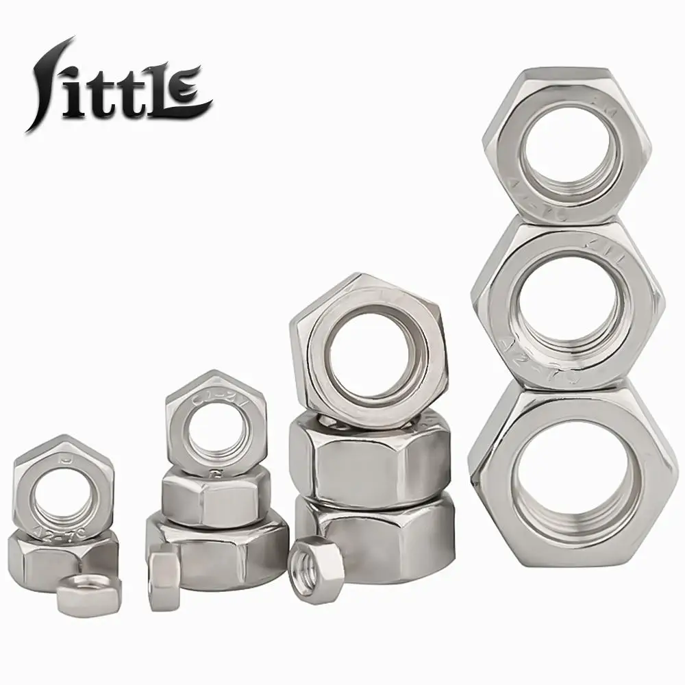 8/15/20/40/100/150/200 Pcs M3 M4 M5 M6 M8 M10 M12 M14 M16 Remachadora De Tuerca 201 Stainless Steel Hex Nut Rivet Nut Tuercas