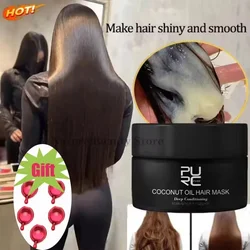 Keratin Collagen Pro Hair Mask Repair Dry Split Ends Frizzy Damaged Deeply Moisturize Soft Smooth Shiny Women Hair Care Products