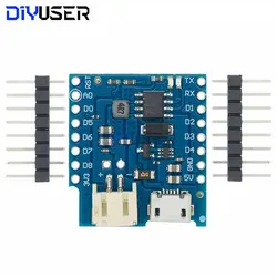 DIYUSER Battery Shield V1.1 V1.2 For WEMOS D1 Mini Single Lithium Battery Charging & Boost