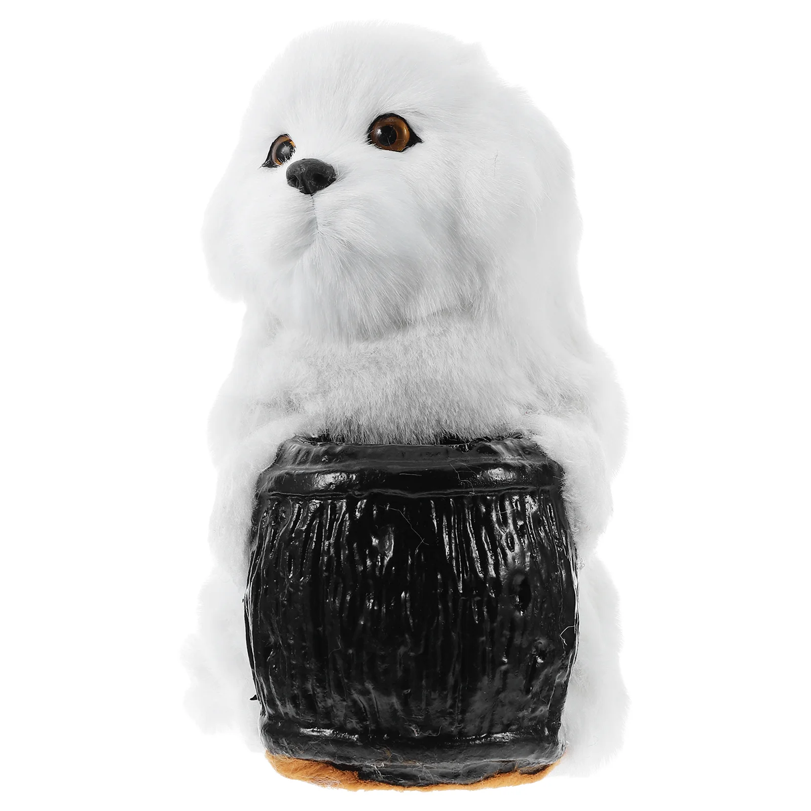 책상 조직을위한 귀여운 강아지 플러시 펜 홀더 다기능 편지지 홀더 개 파티는 재미 있은 펜 홀더 플러시 펜 홀을 선호합니다