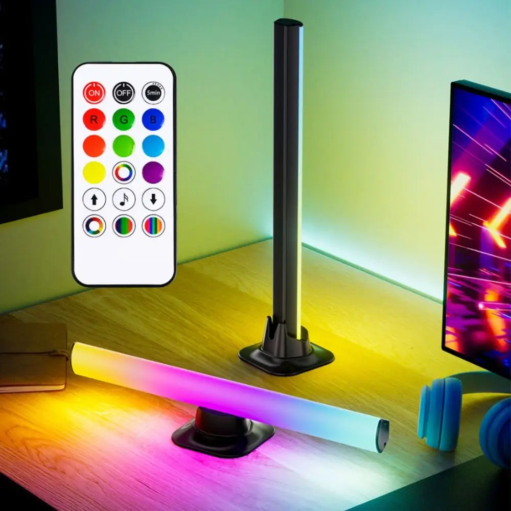 

Светодиодная RGB-лампа-подсветка для ТВ, синхронизирующаяся с музыкой, с USB-питанием, для киберспорта