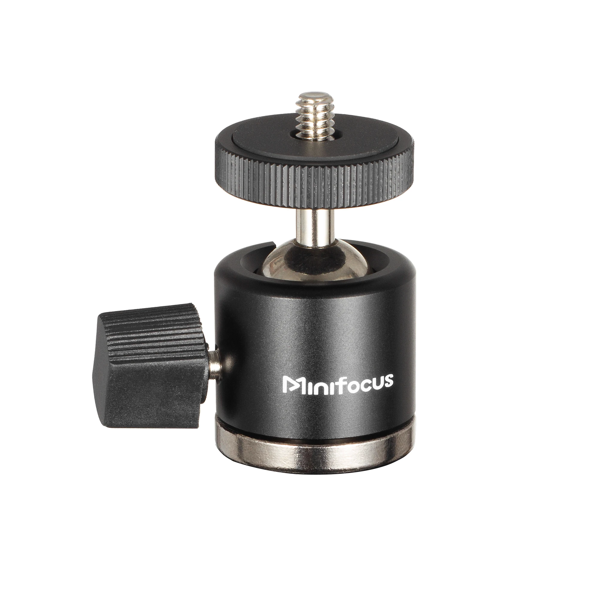 DSLR 카메라 삼각대 모노포드 조명 스탠드용 미니 볼 헤드 어댑터, 360 ° 회전 가능, 90 ° 틸트식, 최대 하중 6.6 lbs