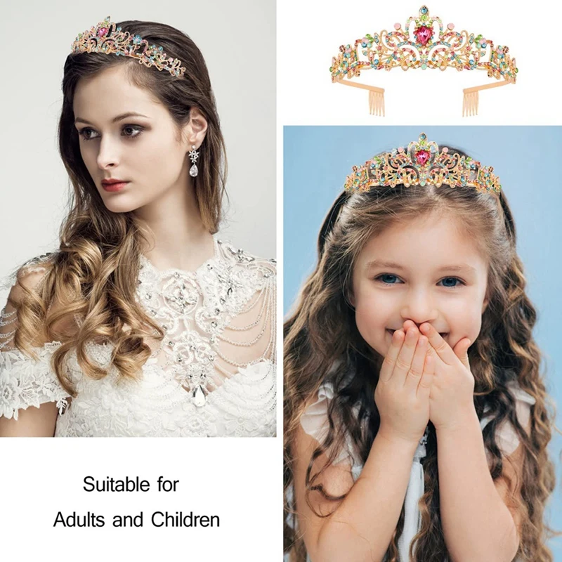 Birthday Tiaras For Girls Birthday Crown Sash Happy Birthday Girl Princess Birthday Party Decorations Gifts Durable Style B